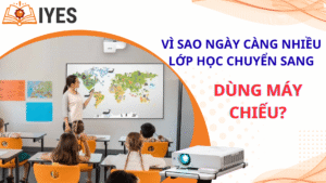 Vì sao ngày càng nhiều lớp học chuyển sang dùng máy chiếu?