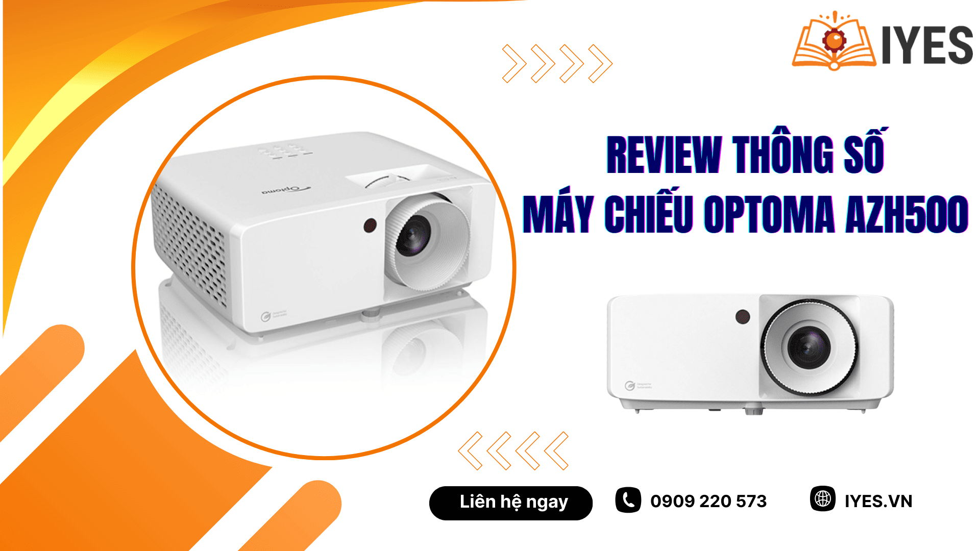 Review Thông số Máy Chiếu Optoma AZH500 Mới Nhất