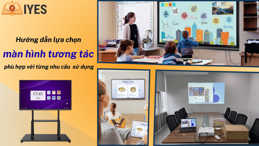 hướng dẫn lựa chọn màn hình tương tác