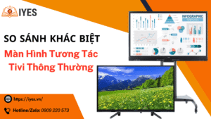 so sanh man hinh tuong tac va tivi