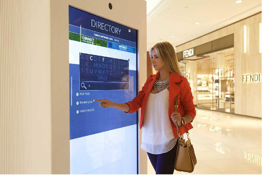 ung dung cua man hinh tuong tac trong ban le